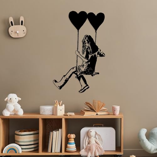 Stylish Black Decorative Metal Wall Accessory, 50 x 79 cm, 100% Metal, 1.5 mm Thick, Lightweight & Easy to Hang, Perfect for Modern Home Decor