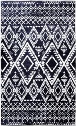 MANI TEXTILE Berbere Rug Polyester Anthracite 80 x 150