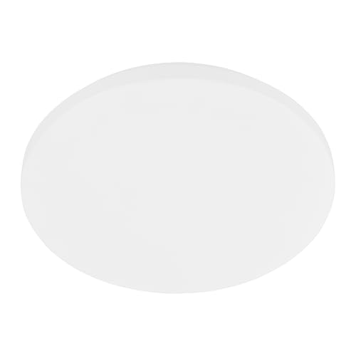 Eglo LED Ceiling Light Approdo, 4600 lumens, lamp for Balcony and Terrace, Outdoor Porch Lighting, White Plastic, IP54, Warm White, Ø 43 cm