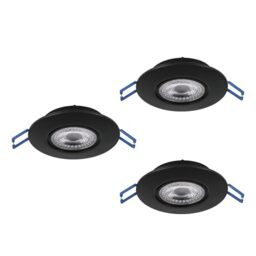 Eglo Set of 3 recessed LED Lamps Zujar