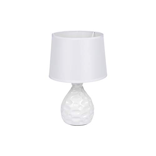 HOMEA 6LCE123BC LAMP, Ceramic, 40 W, White, DIAMETER20H30CM