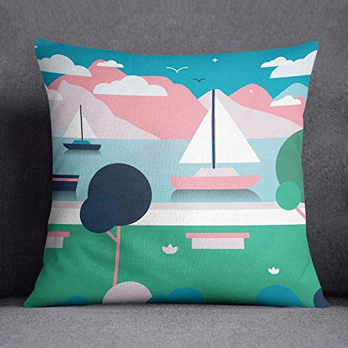 Questo Casa Decorative Cushion Cover, Cushion Cover, Home Decoration, for Sofa, Coffee, Size: 45 x 45 cm – Designed and Made in Türkiye