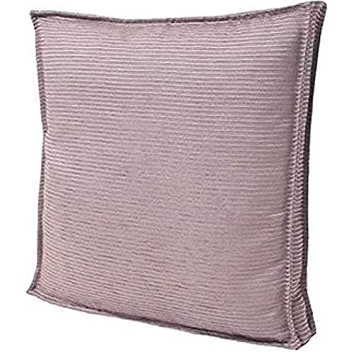 Paoletti Amari Ribbed Woven Cushion Cover, Heather, 45 x 45 Cm