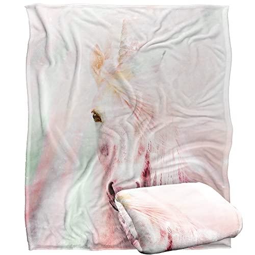 Bcreative - Reinders Reinders Unicorn Portrait Silky Touch Super Soft Throw Blanket 152 X 127 Cm