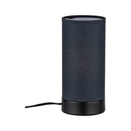 Paulmann 77059 Table luminaire Pia max. 25 watt Table lamp Black matt Living Room lamp Metal, Fabric Bedside lamp E14