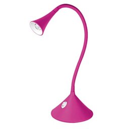 Status Motril LED Desk Lamp - Flexible Desk Light - Pink Desk or Wall Mounted Lamp - Study, Office, Bedroom - SLED3WDLMPI1PKB6