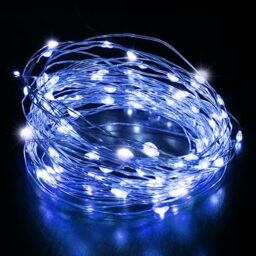 Desiretech – 50 LED Battery-Powered Christmas Fairy Lights – 5M Copper Wire Waterproof String Lights for Christmas Tree Decorating, Festive Indoor Holiday Décor, Winter Parties, Seasonal Events
