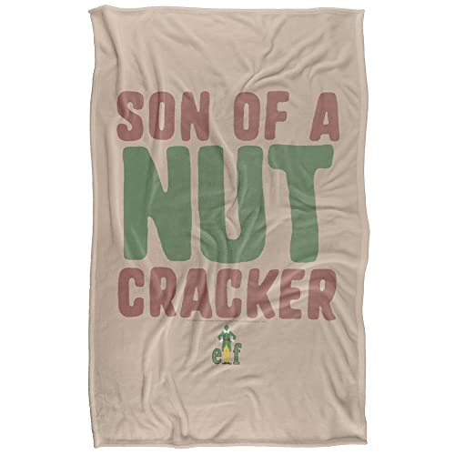 LOGOVISION Elf Buddy Elf 'Son Of A Nut Cracker' Silky Touch Super Soft Throw Blanket 91 x 147 Cm