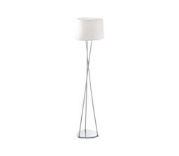 EGLO BELORA Floor Lamp, Steel, E27, 60 W, Matte Nickel