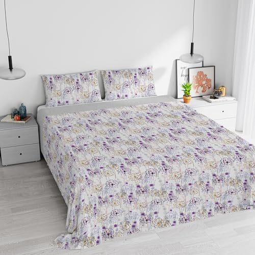 Italian Bed Linen Watercolor Cotton Duvet Cover Set 10 Double