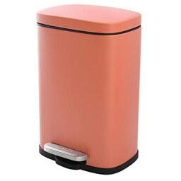 Spirella Akira Pedal Bin Steel 5L Matte Terracotta