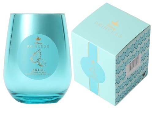 Disney Princess Ariel Inspired Candle – Coral Blossom & Sea Salt Scent (1-Wick) - DISPRC001U