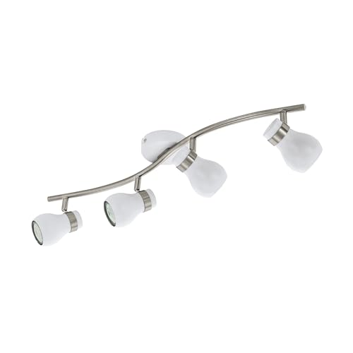 EGLO LED ceiling lamp Arboledas, ceiling spotlight, steel in white