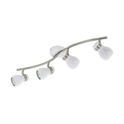 EGLO LED ceiling lamp Arboledas, ceiling spotlight, steel in white