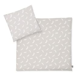 Julius Zöllner Twiggy Jersey Children's Bed Linen 80 x 80 cm + 35 x 40 cm, 2-Piece Set Consisting of Duvet Cover and Pillowcase, 100% Jersey Cotton, with Zip, Standard 100 by Oeko-Tex, Twiggy
