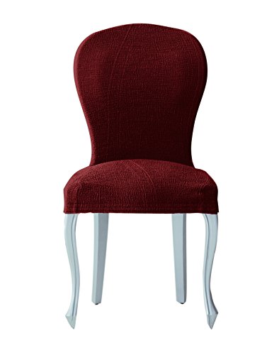 Eysa Teide Bielastic Chair Cover with Backrest, Tile, Pack of 2