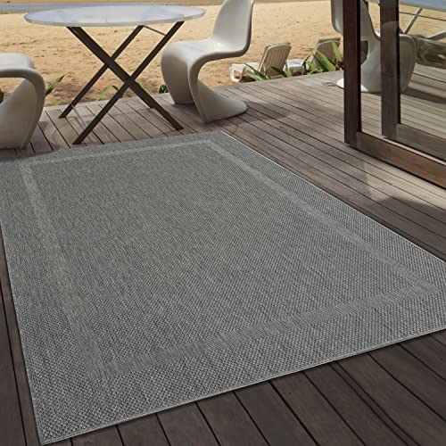Mias Teppiche Adela Flat Weave Indoor and Outdoor Rug UV and Weather Resistant