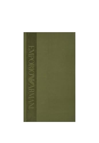 EMPORIO ARMANI Unisex WAFFLE BEACH TOWEL Green One Size