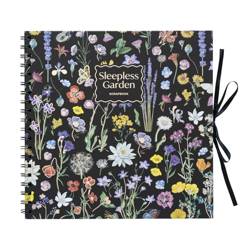 Grupo Erik Photo Album Scrapbook - Sleepless Garden Gifts for Travellers - 10.2 x 10.2 in - 26 x 26 cm, 40 Pages, Hardcover Scrap Book, Memory Book Journal - Photo Gifts under 10 Pounds