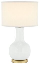 SAFAVIEH Modern Ceramic Table Lamp, in White