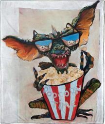 "Northwest Warner Bros 100th Celebration Silk Touch Throw Blanket, 50"" x 60"", Painted Gremlin"