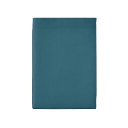 Essix Premium Cotton Percale Flat Sheet, Emerald, 180 x 290 cm,