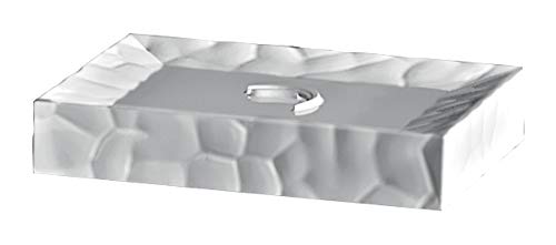 Gedy New Martina Soap Dish, Ceramic, White, 9 x 13 x 2.3