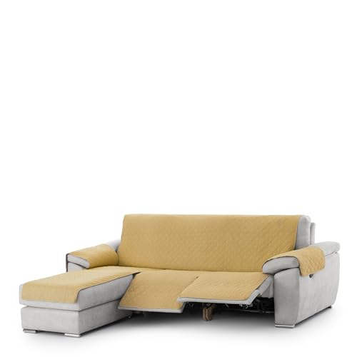 Eysa Bianco Sofa Cover Non-Slip Chaise Longue Relax Mini Left C/05, Front View