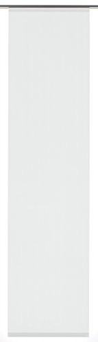 GARDINIA Panel Curtain (1 Piece), Sliding, Opaque, White Entry Fabric, 60 x 245 cm (WxH), 33185