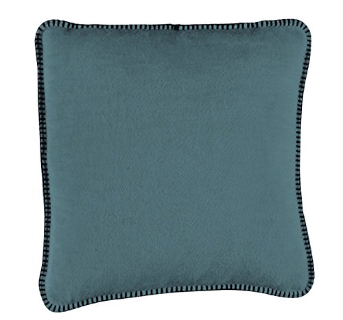 biederlack Aura Cotton Blend Cushion Cover, Emerald Green, 50 x 50 x 12 cm