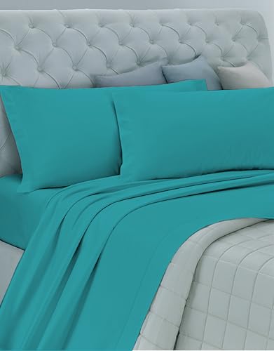 Cotton Bed Set, 100% Breathable Cotton Free of Harmful Substances, Certified Quality Standard 100 by OEKO-TEX Confidence in Textile, Double Bed, COL TIFFANY, Designed in Italy