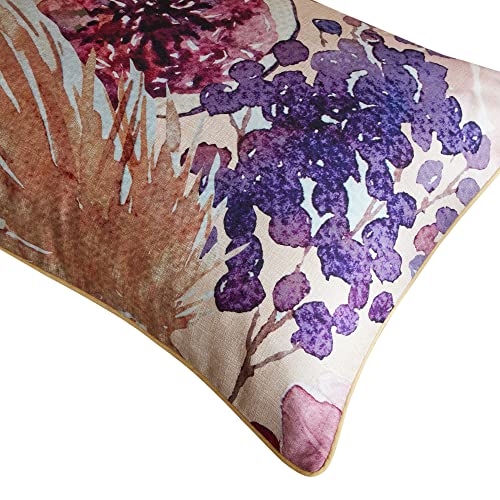 Paoletti Saffa Housewife Pillowcase Set, Cotton, Multi,50cm x 70cm