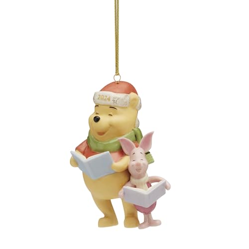 Lenox 895793 2024 Winnie The Pooh & Piglet Ornament, Christmas