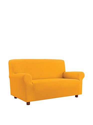 Italian Bed Linen Pi?? Bello bielastic Sofa Cover Yellow, 4 Places