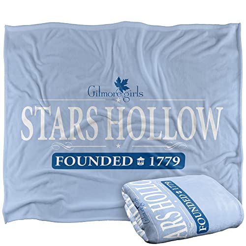 Gilmore Girls Stars Hollow Logo Silky Touch Super Soft Throw Blanket 152 x 127 cm