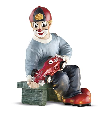 GILDE Gildeclown Decorative Figurine Clown My Whole Pride, Collectible Hand-Painted, Height 12 cm, Car Gift for Men, Birthday