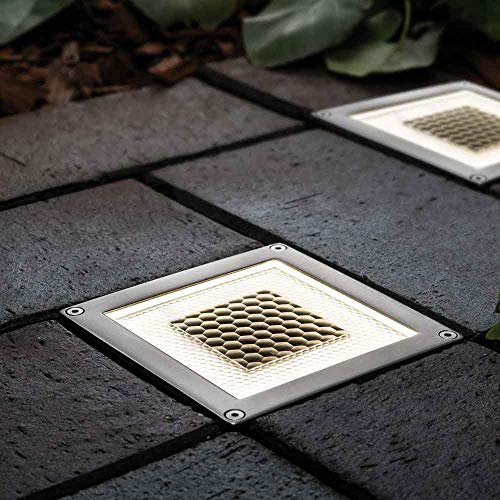 SolarCentre?? Onyx Outdoor Premium DualWhite Solar Powered Half Brick Driveway Light