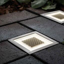 SolarCentre?? Onyx Outdoor Premium DualWhite Solar Powered Half Brick Driveway Light