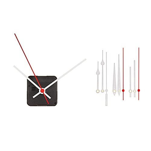 TFA Dostmann Analogue Movement White 60.3061.02 DIY Very Quiet Hands for Black Watches Plastic (L) 56 x (W) 29 x (H) 56 (75) mm