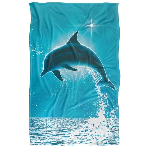 Jq Licensing - Royce Mcclure Dolphin Sun Silky Touch Super Soft Throw Blanket 91 x 147 Cm