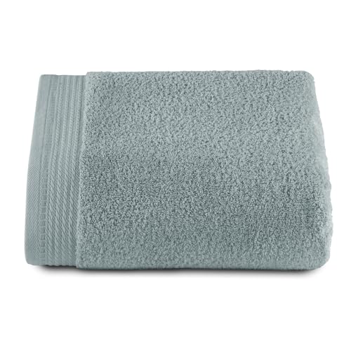 RIZO Top Towel – Set of 1 Shower Towel – Large Shower Towel – Bath Towels – 100% Combed Cotton – 600 g/m2 – Measure 100 x 150 cm – Aqua Green