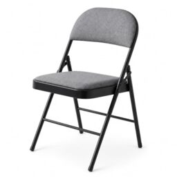 Absolute Deal Grey Folding Chairs Indoor Dining Office Foldable Seat Home