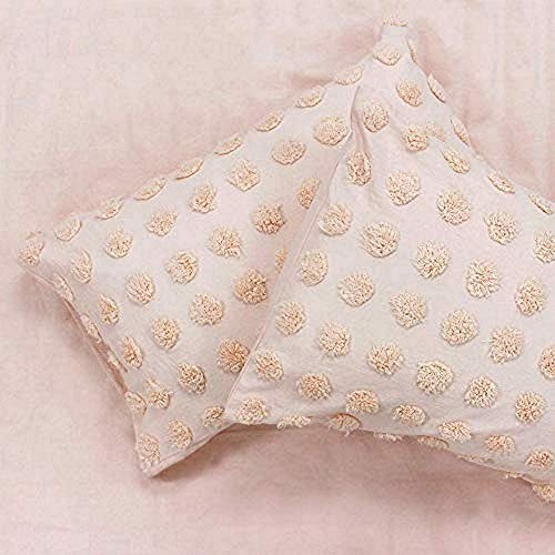 "Linen House Haze Pair of Housewife Pillowcases, Peach, 50 x 75cm (20"" x 30"")"