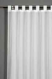 Gardinia Bennetti 3864121 Tab-Top Curtain 235 cm x 140 cm White