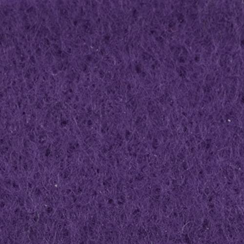 Felt Fabric Sheets 10-Piece, 20 cm Length x 30 cm Width x 0.1 cm Thickness, Purple