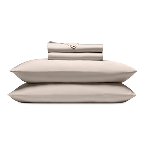 Cozy Earth Driftwood Full Sheet Set - Ultra-Soft and Breathable Bed Sheets with Naturally Temperature-Regulating Fabric, 4-Piece Full Sheet Set, Driftwood