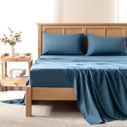 Coolmax Cooling Sheets Set – Full Size, Moisture Wicking For Night Sweats – Soft & Breathable
