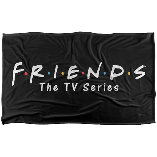 Friends Friends Logo Super Soft Snuggle Blanket with Silky Touch - 91 x 147 cm