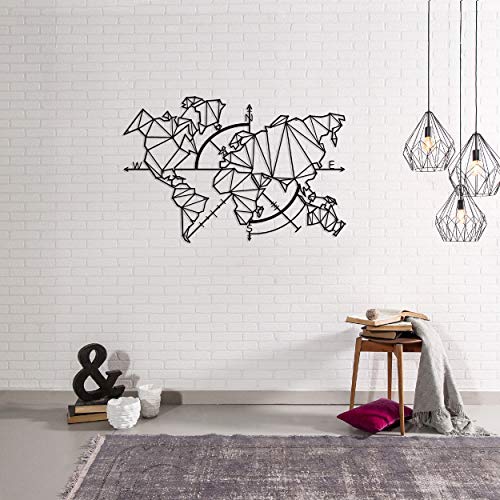 Homemania Wall Decoration, Metal, Black
