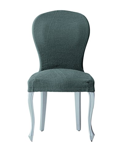 Eysa Teide Bielastic Chair Cover with Backrest, Grey, Pack of 2